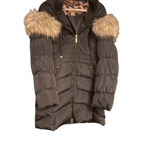 Laundry By Shelli Segal Faux Fur Hooded Puffer Coat